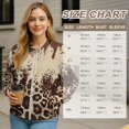 thumbnail image 6 of SCRAWLGOD Leopard Print Splash Beige Brown Women's Zip Up Lightweight Hoodless Jacket with Pockets Casual Long Sleeve Crewneck Outerwear Fashion Comfortable Sweatshirt, M, 6 of 7