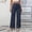 Navy, variant on BUIGTTKLOP Womens Cotton Linen Pants Drawstring High Waisted Palazzo Pants Wide Leg Loose Fitted Beach Trousers