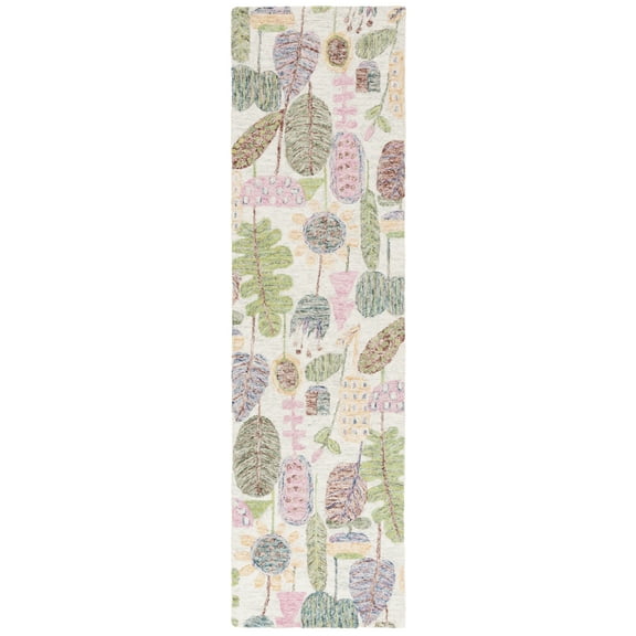 SAFAVIEH Jardin Julijana Floral Runner Rug, Blue/Pink, 2'3" x 8'