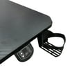 thumbnail image 2 of Electric Standing Desk, 160 x 75 cm L-Shaped Adjustable Desk with Cup Holder, Headphone Hook, 2 Cable Grommets, 2 of 3