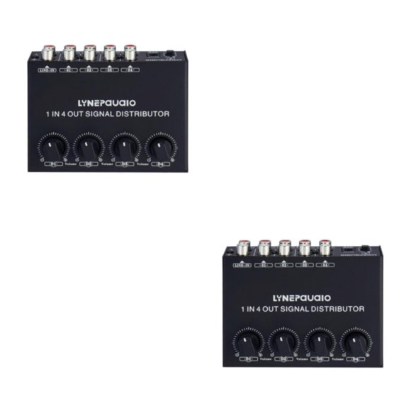 Baohd Durable and Effective Signal for Amplifier Allocator 1 In 4 Out Distributor Front Stereo Premium Type1 2Set