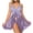 Purple, variant on Womens Fashion 2026 Women Sexy Lingerie Open Front Babydoll Dress Lace Chemise Sleepwear Mesh Nightgown with Thong