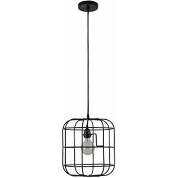 Yosemite BS8417 Home Decor Hakissa 1 Light Black Pendant - Black