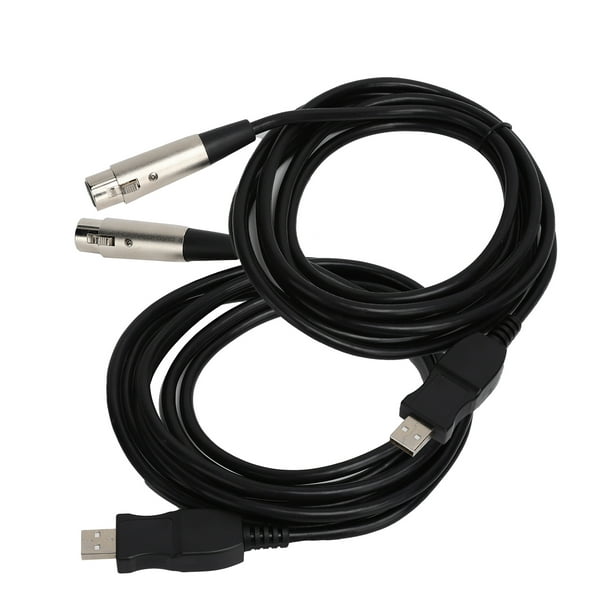 Adaptateur De Convertisseur USB Pour Câble Audio XLR Femelle Vers Pour