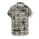 thumbnail image 1 of Mens Casual Manga Corta Botón Abajo Camisas Impresas Bolsillo Botón Turndown Cuello Top Blusa Camisa, 1 of 5