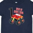 thumbnail image 4 of Inktastic Monster Truck How I Roll 1st Birthday Boys Baby T-Shirt, 4 of 5