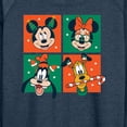 thumbnail image 3 of Disney - Mickey And Friends Christmas  - Women's Lightweight French Terry Long Sleeve Shirt, 3 of 5