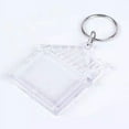 thumbnail image 4 of Acrylic Transparent Keychain Advertising QR Code Keychain Pendant Shoulder Photo Frame Photo Empty Shell Key Card - style ：Small rectangular shape；, 4 of 4