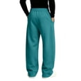 thumbnail image 4 of Sweatpants For Men Drawstring Open Bottom Wide Leg Sweat Pants Casual Fashion Streetwear Athletic Lounge Pants, 4 of 4