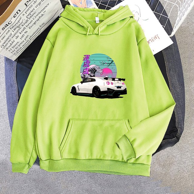 Initial D-Sudadera con capucha para hombre y mujer, prenda deportiva de manga larga con estampado de coche Legend, estilo Hip Hop y Anime japonés