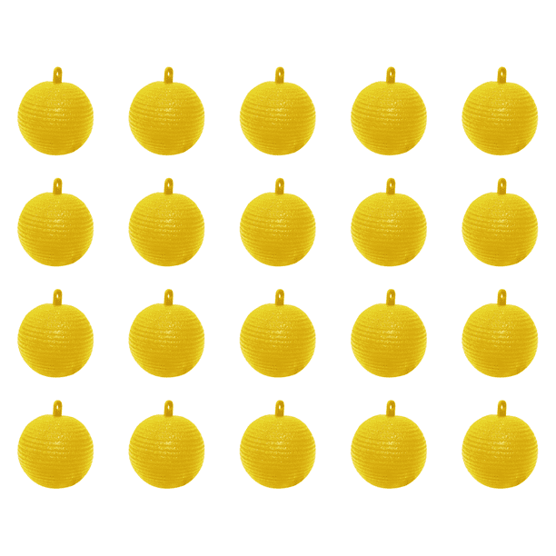Ball Fruit Fly Catcher Trampa Adhesiva 8 Cm para Atrapar Insectos Frutas () Amarillo