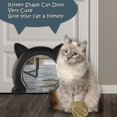 thumbnail image 2 of Puerta para gatos, puerta para mascotas, puerta para perros grandes de 2 vías, puerta para gatos de plástico ABS, puerta para gatos para puerta interior de PVC con núcleo hueco o puerta, 2 of 5