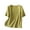 Green T-shirt for women, variant on Women Short Sleeve V-Neck Blouse Solid Korean Style Shirts Basic Casual Cotton Linen Shirt Green M