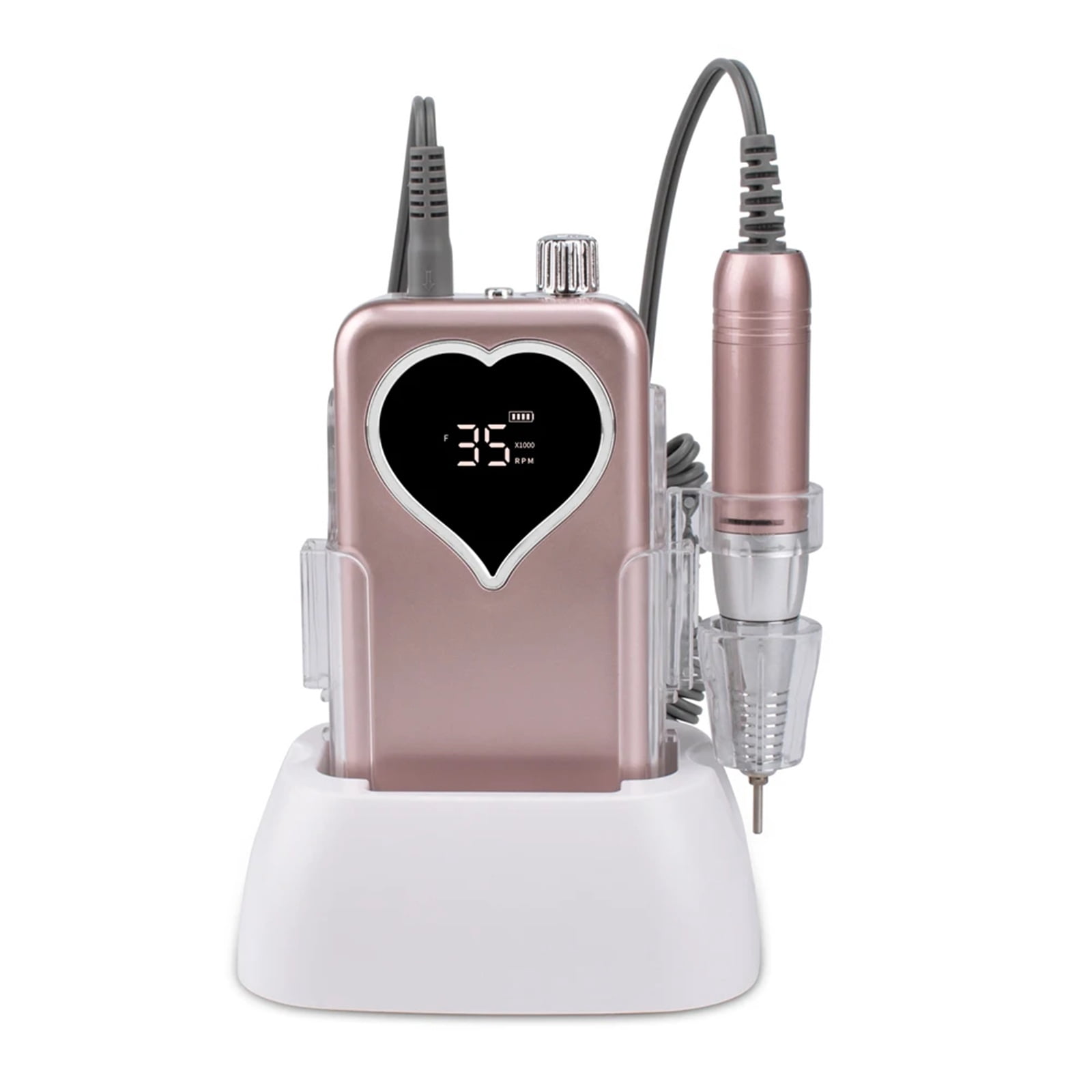 Professional Manicure Electric Nail Drill Machine 35000RPM Cordless Nail File Rechargeable Nail Polishing Grinder For Nails