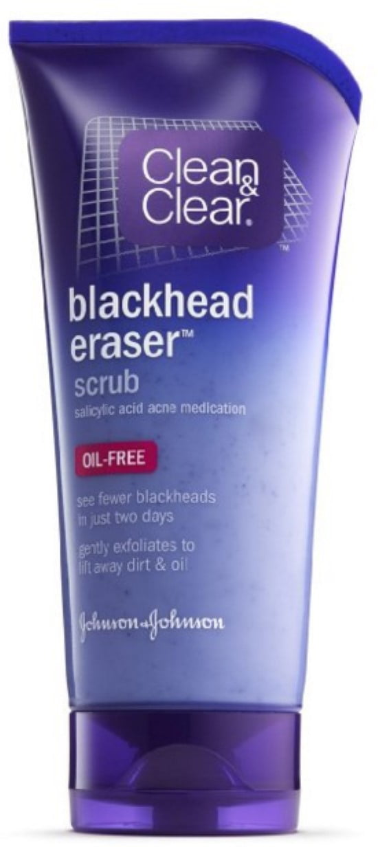 CLEAN & CLEAR Blackhead Eraser Scrub OilFree 5 oz (Pack of 2