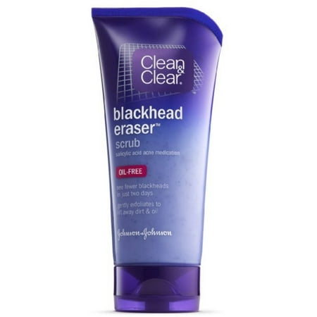 CLEAN & CLEAR Blackhead Eraser Scrub Oil-Free 5 oz (Pack of 2)