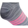 thumbnail image 4 of Adidas Women's Superlite No Show Socks 6-Pair, Onix Grey/Grey/Lucid Pink, Medium, 4 of 5