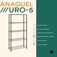 thumbnail image 2 of MUBSON Anaquel Metalico Multiusos Uro. Rack Organizador 5 Niveles, 2 of 5