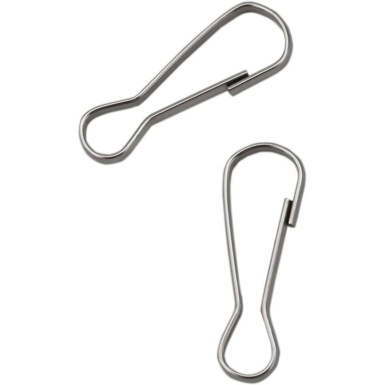 50pcs SIEWAY Lanyard Clips, Lanyard Hooks,1.26 in Premium Clasps Hooks Closures Snap Hooks Small for Crafts Lanyards Metal Key Chain Ring Making