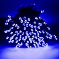 thumbnail image 2 of YEOLEH 2 Pack Solar String Lights Patio Light,Total 200 LED 80ft Solar powered & USB, IP65 Waterproof with 8 Modes for Garden Patio Gazebo Indoor, Blue, 2 of 6