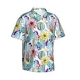 thumbnail image 3 of Xecao Cactus1 print Hawaiian shirt - a stylish short-sleeve button-down for men, perfect for casual beach and tropical outings., 3 of 9