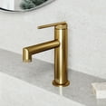 thumbnail image 4 of VIGO Sterling Single Handle Single-Hole Bathroom Faucet in Matte Brushed Gold, 4 of 13