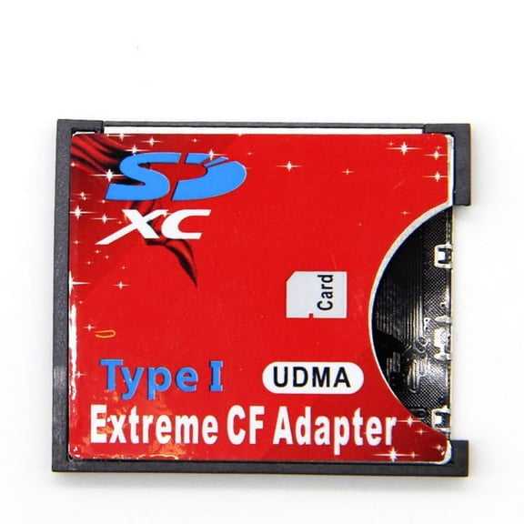 3Pcs SD CF Card Adapter SD Card to Type I Card Adapter for SLR Camera