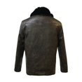 thumbnail image 4 of Fgnfyis Mens Jackets Jacket with Shearling Collar for Outdoor Riding and Casual Wear Retro Style Mens Winter Coats Black_004 XL, 4 of 5