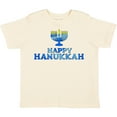 thumbnail image 3 of Inktastic Happy Hanukkah with Menorah Boys or Girls Toddler T-Shirt, 3 of 5