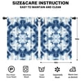 thumbnail image 2 of Blackout Kids Curtains,Blue White Tie Dye Mandala Pattern Childrens Insulated Curtains Set Of 2,Bedroom Essentials,Toddler Room Decor 42"x54", 2 of 5