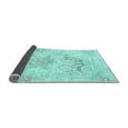 thumbnail image 2 of Ahgly Company Indoor Rectangle Abstract Light Blue Modern Area Rugs, 2' x 4', 2 of 4