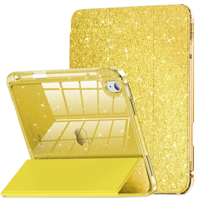 Funda INFILAND compatible con iPad 11.ª generación, 11 pulgadas, 2025, dorada