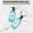 thumbnail image 4 of ZIVACATE 2 Pack Soap Dispenser with Rust Proof Pump, 6 Pack Waterproof Labels, 17 Oz  Soap Dispenser Bathroom, Glass Hand Soap Dispenser, Dish Soap Dispenser for Kitchen,Clear, 4 of 7