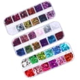 thumbnail image 4 of 3 Boxes Shiny Manicure Sequins Decorative Nail Sequins Unique Nails Stickers, 4 of 7
