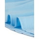 thumbnail image 5 of Vestido de verano M azul claro con escote en V, mangas cortas de encaje y cintura atada para mujer Chic Inspire, 5 of 6