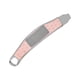 thumbnail image 2 of Muñequera ajustable con correa de compresión para tenis, baloncesto y fitness. Rosa, 2 of 9