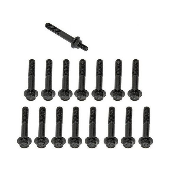 Exhaust Manifold Hardware Kit - Compatible with 1994 - 1997 Ford F-Super Duty 7.3L V8 1995 1996