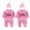 pink buddiess set, variant on YSCULBUTOL Baby Twins Bodysuit Cute Baby Womb Mates Outfit Girl Funny Romper Baby Girl Clothes Set