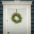 thumbnail image 3 of National Tree Company 22 inch Artificial Easter Wreath Decorated with Pink Pastel Eggs, Pink Flowers, Leafy Greens, Indoor or Covered Outdoor Easter Decoration, 3 of 3
