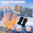 thumbnail image 4 of TERGAYEE Womens Winter Warm Gloves,With Sensitive manipulatescreen Texting Fingers,Fleece Lined Windproof Gloves,Winter Gloves for Women Cold Weather, 4 of 4