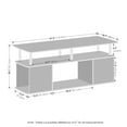thumbnail image 6 of Furinno JAYA Utility Design Coffee Table, Americano, Stainless Steel Tubes, 6 of 6