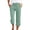 W10-Green, variant on Glisme Womens Pants Elastic Waist Relax Fit Trousers Straight Leg Slacks With Pocket Trend Clothes Green Xl