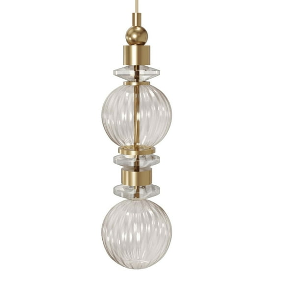 Avenue Lighting Hf7902 Avra 5" Wide Mini Pendant - Brass