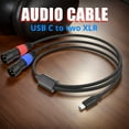 thumbnail image 2 of USB C to Double 3Pin Male Sound Cable for Amplifiers Active Speakers Mixing, 2 of 8