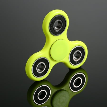 Tri Fidget Hand Finger Spinner Spin Widget Focus Toy High Quality Bearing EDC Pocket Desktoy Triangle Gift for ADHD Children Adults Luminous Glowing In The Dark Compact Relieve Stress Anxiety