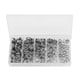 thumbnail image 2 of 200 piezas de anillos de pesca de material acero inoxidable conjunto de conectores de aparejos de señuelo, varios tamaños, 2 of 9