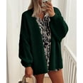 thumbnail image 5 of PRETTYGARDEN Womens Oversized Cardigan Sweaters Fall Long Lantern Sleeve Knit Open Front Lightweight Sweater, 5 of 10
