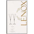 thumbnail image 2 of Lenox Adorn Toasting Flute, Clear Crystal, Set of 2, 7 oz. Capacity, 2 of 2