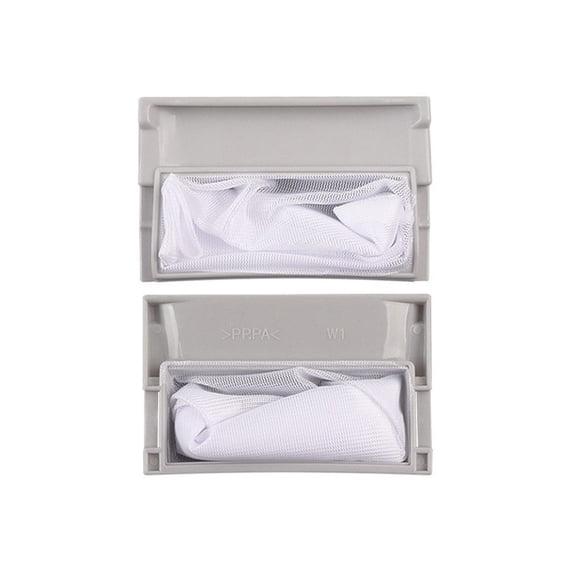 2Pcs Washing Machine Lint Catcher Filter Bag Mesh Laundry Hair Filter Net