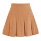 thumbnail image 5 of Gibobby mini faldas de mujer sexy nueva cintura alta elástica plisada media falda sólida versátil plisada Falda corta Mujer(Caqui, L), 5 of 5